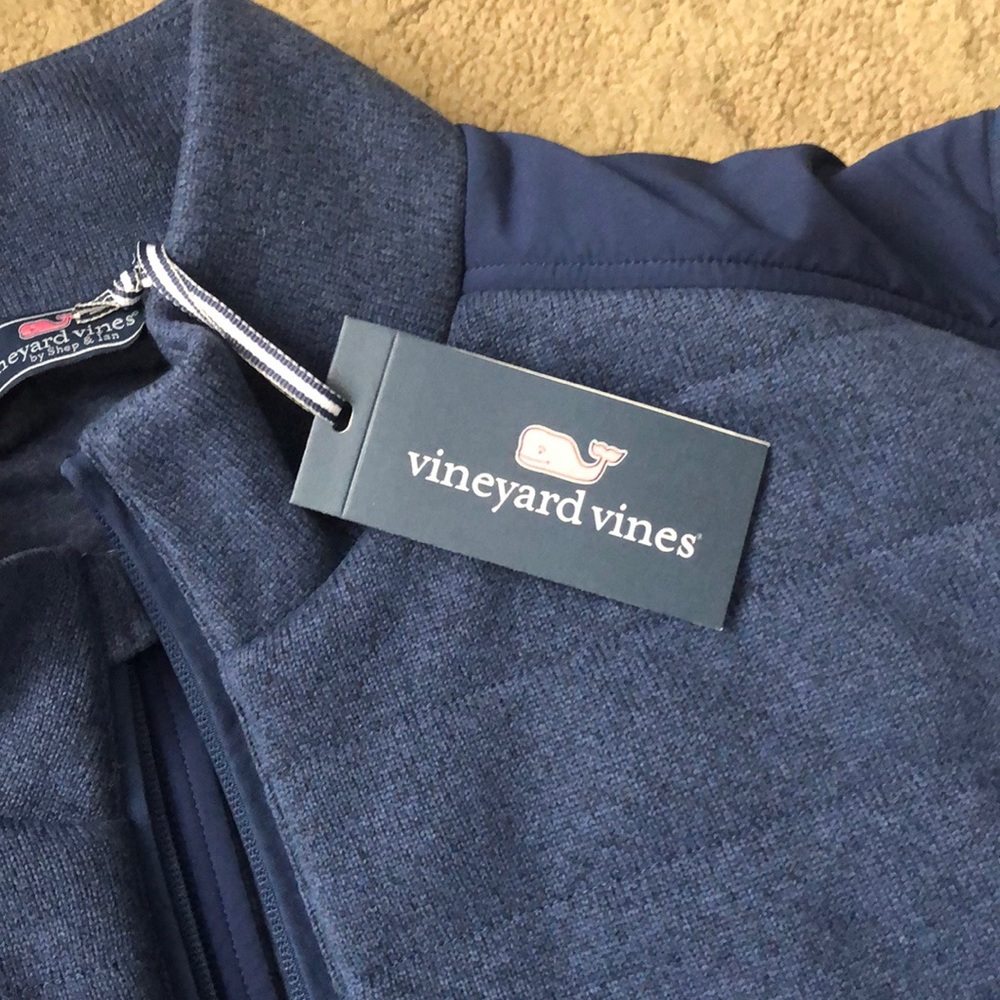 Vineyard Vines Perf Sweater Fleece Vest XXL